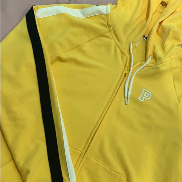 Pink yellow sweater size L on sale - Picture 2 of 3